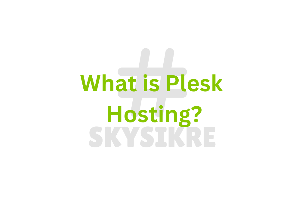 What is Plesk Hosting?