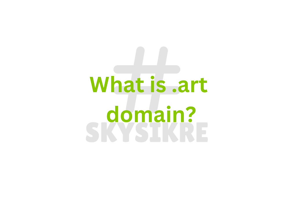 What is .art domain?